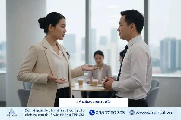 Nhân viên văn phòng luyện kỹ năng giao tiếp để trao đổi công việc hiệu quả hơn